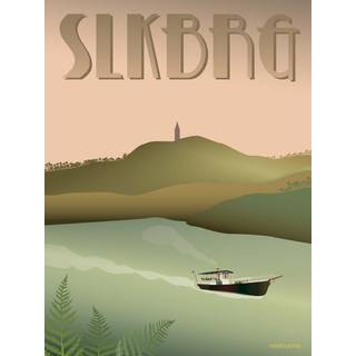 Tilbud: Spar 40% - Silkeborg Hjejlen - Plakat 30x40 cm fra ViSSEVASSE