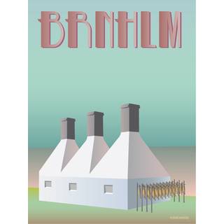 Tilbud: Spar 75% - Bornholm Røgeriet - Plakat 30x40 cm fra ViSSEVASSE