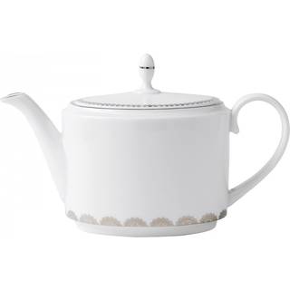 Wedgwood - Vera Wang Lace Platinum Teapot - Tekander - Vera Wang - Naturmateriale