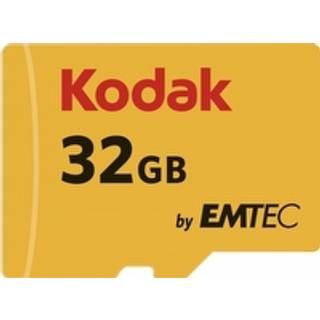 Kodak MicroSDHC 32 GB – UHS-I U1 Class 10 med SD-adapter