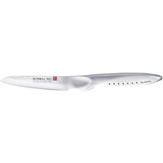 Global SAI-S01R Schälmesser 9 cm - Cromova 18 Sanso Stahl - Silber