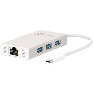 J5 USB-C Ethernet & Hub multiadapter