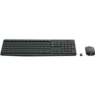 Logitech 920-007931 tastatur Mus inkluderet Hjem USB QWERTY US International Grå