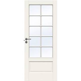 Fransk dør fra Swedoor, Craft SP10, Hvid NCS S0502-Y, Advance-line, 72,5 X 194 - M8X20