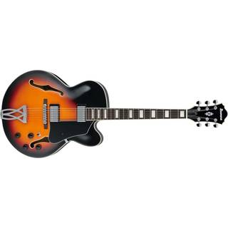 Ibanez AF75-BS Brown Sunburst Halvakustisk guitar