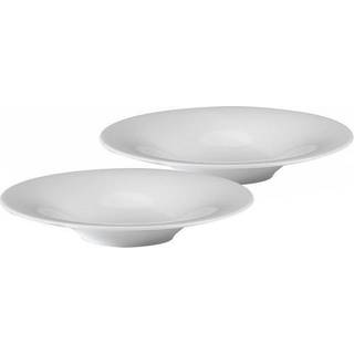 Alessi Ku Suppetallerken 23 Cm - Dybe tallerkner Porcelæn Hvid - TI05/2