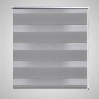 Rullegardin i zebradesign 80 x 150 cm sort