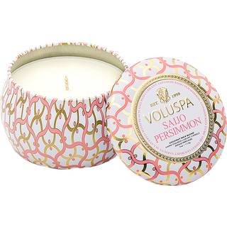 Voluspa Maison Blanc Mini Tin duftlys 25 timer Saijo Persimmon