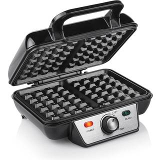 Tristar WF-2195 vaffeljern 2 vaffel/vafler Sort, Rustfrit stål 1000 W ✓ På lager - klar til levering og afhentning
