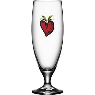 Kosta Boda Friendship Øl 50 Cl Hearts - Ølglas Glas Klar - 7091125