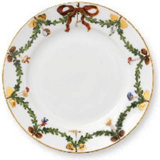Royal Copenhagen Stjerne Riflet Jul tallerken - 19 cm