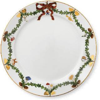 Royal Copenhagen Stjerne Riflet Jul tallerken - 27 cm