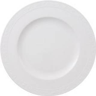 Villeroy & Boch White Pearl Tallerken Flad 27cm - Middagstallerkner Porcelæn Hvid - 1043892630