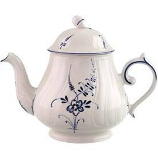 Villeroy & Boch Old Luxembourg Tekande 6 Pers. 1,10l - Tebryggere & Tekander Porcelæn Hvid - 1023410460
