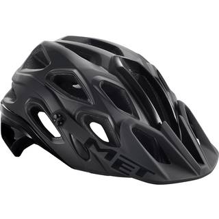 Met Lupo MTB Cykelhjelm mat sort - Hjelmstørrelse 54-58 cm