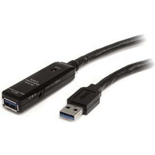 Startech 16.4ft Active Usb 3.0 Extension Cable With Ac Power Adapter 5m. Usb A Usb A Sort