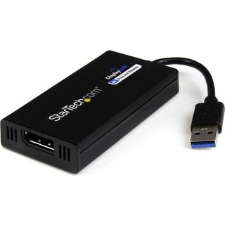 StarTech.com USB32DP4K USB grafisk adapter 3840 x 2160 pixel Sort