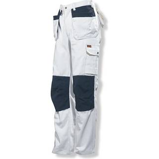 Jobman 2179 Malerbukser dame White / Black DA36