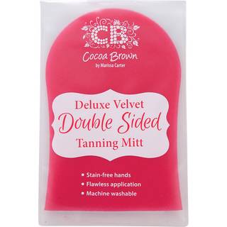 Cocoa Brown Deluxe Double-Sided Tanning Mitt Pink Velvet - pcs 1
