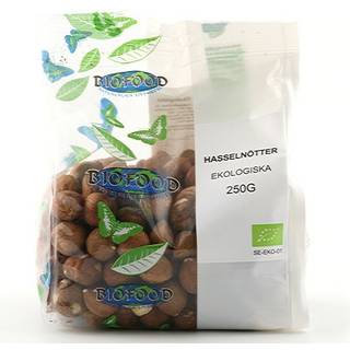 Biofood Hasselnødder, 250 g