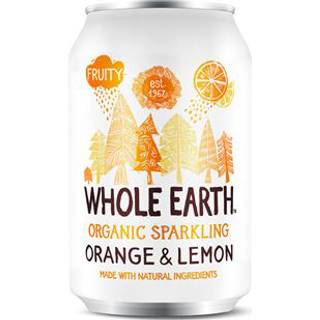 Whole Earth Orange/lemon soda i dåse Ø - 330 ml.