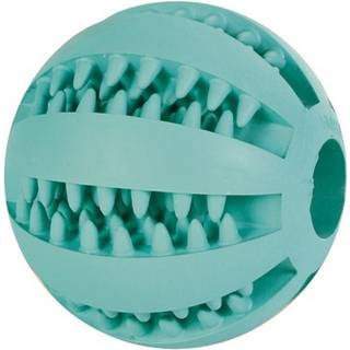 Trixie Dog Toy Denta Fun Ball Rubber Mint Flavour 7cm