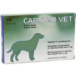 Capstar Vet tabl hund 11-57 kg  - 1 pakkeá 6 stk 57 mg