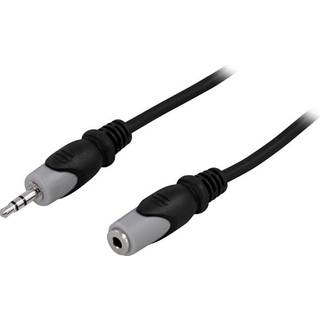 Deltaco 3,5mm lydkabel5m- Sort
