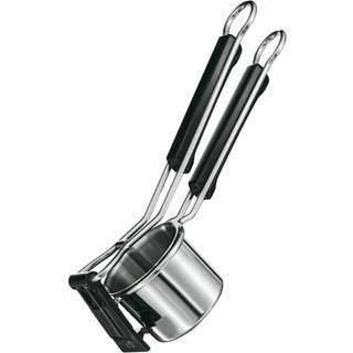 Rösle Kartoffelpresse mit Auflagevorrichtung - Schwarz,Silber