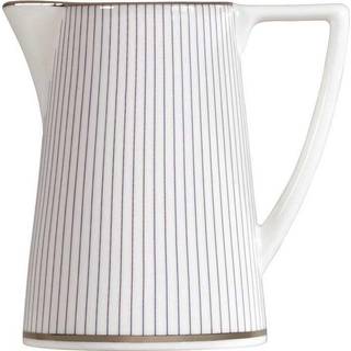 Wedgwood Pin Stripe mælkekande 20 cl Hvid
