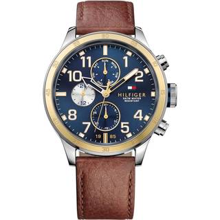 Tommy Hilfiger 1791137 Trent Blå/Læder Ø46 mm