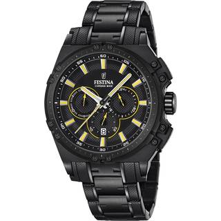 Festina F16969-3 Sport Sort/Stål Ø44 mm