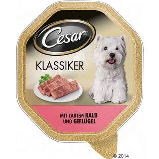 CESAR Adult Classics, alu-bakke kalv & kylling 150 g
