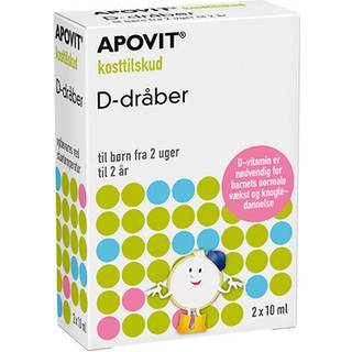 Apovit D-dråber til Børn- Fri fragt over 249