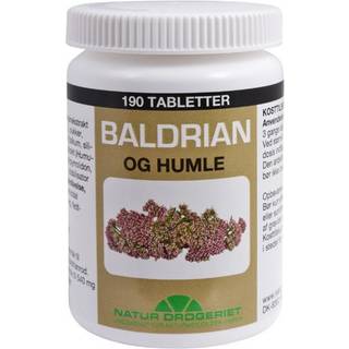 Natur-Drogeriet Baldrian & Humle - 190 Tabletter