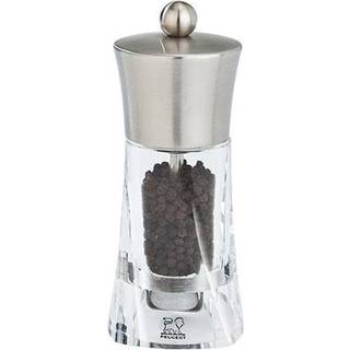 Peugeot Ouessant Pfeffermühle 14 cm Acryl - Stahlmahlwerk - Silber,Transparent