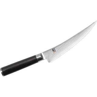 KAI Shun Classic Gokujo Ausbeinmesser 15 cm - Damaststahl - Griff Pakkaholz - Schwarz,Silber