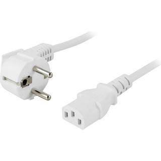 DELTACO Strøm CEE 7/7 (male) - Strøm IEC 60320 C13 Sort 7m Strømkabel