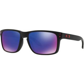 Oakley Mand OO9102 HOLBROOK 910236 Solbriller O_matter Sort Positiv rød Iridium Firkantet Normal Prizm Iridium