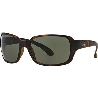 Ray - Ban Kvinde RB4068 RB4068 894/58 Solbriller Injiceret Skildpadde Grøn G15 Firkantet Polariseret