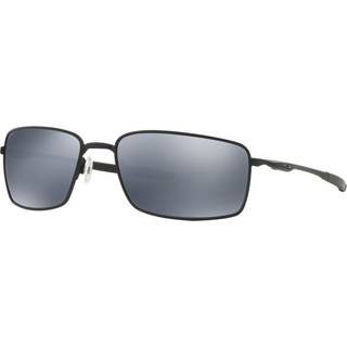 Oakley Mand OO4075 SQUARE WIRE 407505 Solbriller Metal Sort Grå Firkantet Polariseret Prizm Iridium
