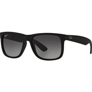 Ray - Ban Mand RB4165 JUSTIN 622/T3 Solbriller Injiceret Sort Grå Firkantet Polariseret