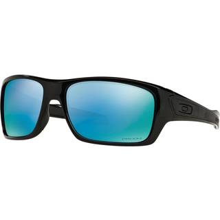 Oakley Mand OO9263 TURBINE 926314 Solbriller O_matter Sort Blå Firkantet Polariseret Prizm