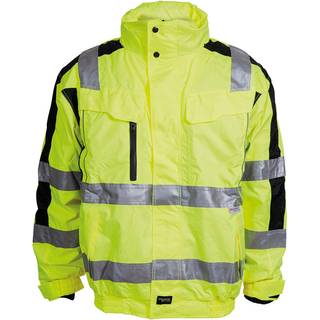 Pilotjakke 2-i-1 086101R hi-vis gul/sort Str. 2XL