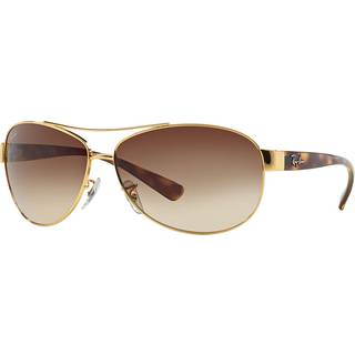 Ray - Ban Mand RB3386 RB3386 001/13 Solbriller Stål Guld Brun Pilot Normal Skygge