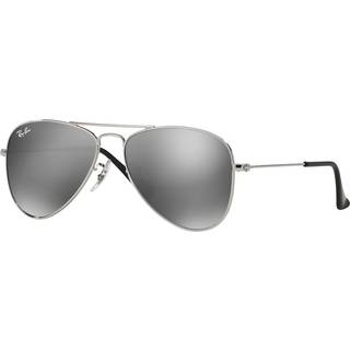 Ray - Ban Børn RJ9506S JUNIOR AVIATOR 212/6G Solbriller Metal Sølv Grå Pilot Normal