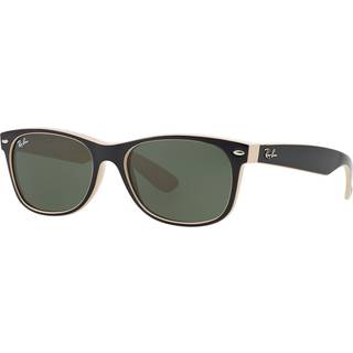 Ray - Ban Unisex RB2132 NEW WAYFARER 875 Solbriller Injiceret Sort Grøn G15 Firkantet Normal