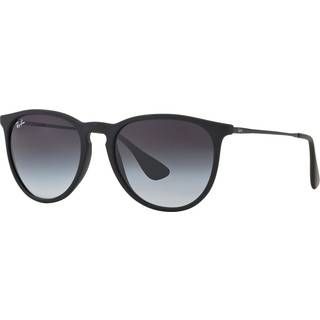 Ray - Ban Kvinde RB4171 ERIKA 622/8G Solbriller Injiceret Sort Grå Pantos Normal Skygge