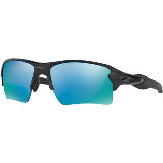 Oakley Mand OO9188 FLAK 2.0 XL 918858 Solbriller O_matter Sort Blå Firkantet Polariseret Prizm