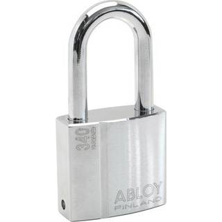 Hængelås ABLOY PL340/50, klasse 3, med lang bøjle, Ø10 mm, sølv